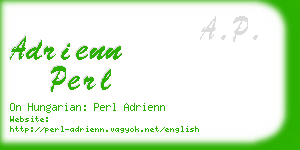 adrienn perl business card